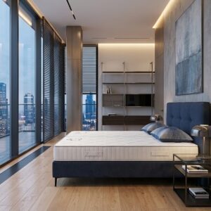 Boxspring opruiming 180/200 blauw