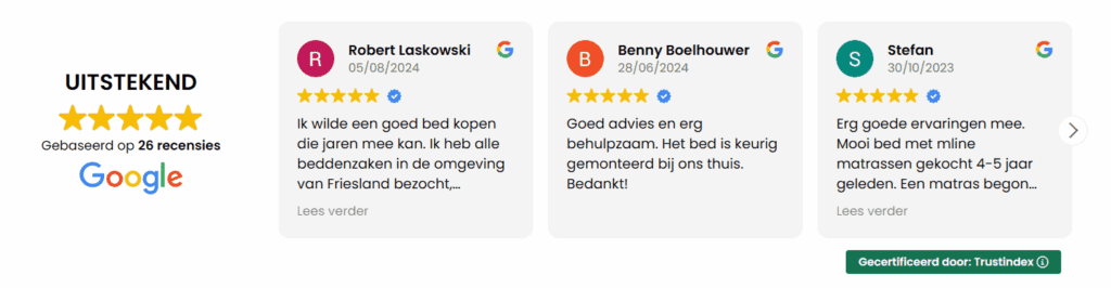 Reviews Kreeft beddenzaak Leeuwarden