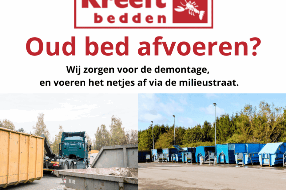 Oud bed afvoeren